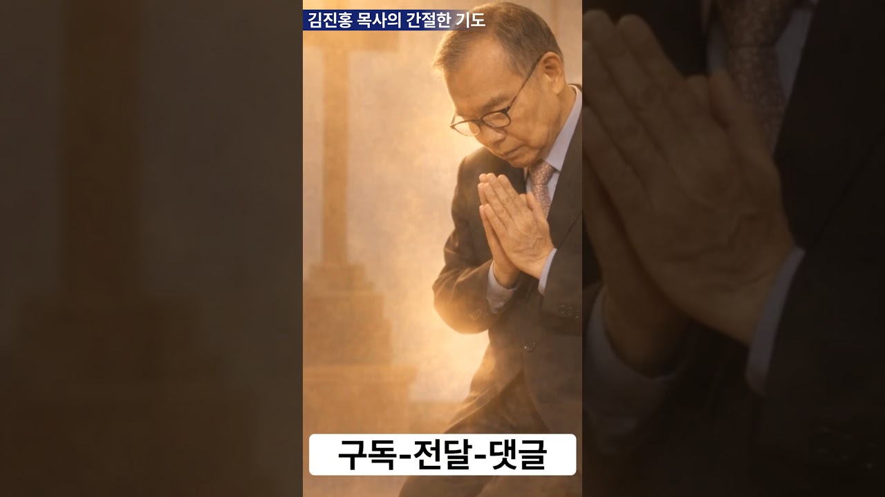 김진홍 목사 나라를 위한 기도: 노목사의 간절한 기도 – 대한민국 앞 가시는 예수님 2026.05.06