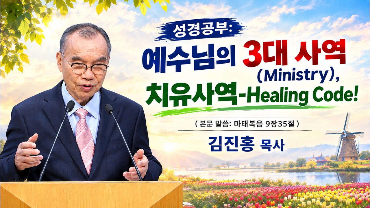 2026.09.27 김진홍목사 주일 성경공부, 제목: 예수님의 3대 사역(Ministry)-치유사역, 히링코드 (Healing Code)